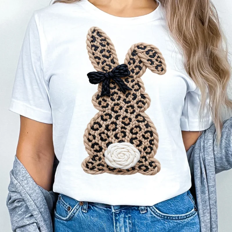 Black Bow Bunny PNG
