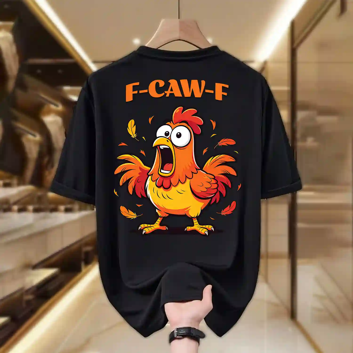 F-Caw-F Funky Rooster PNG