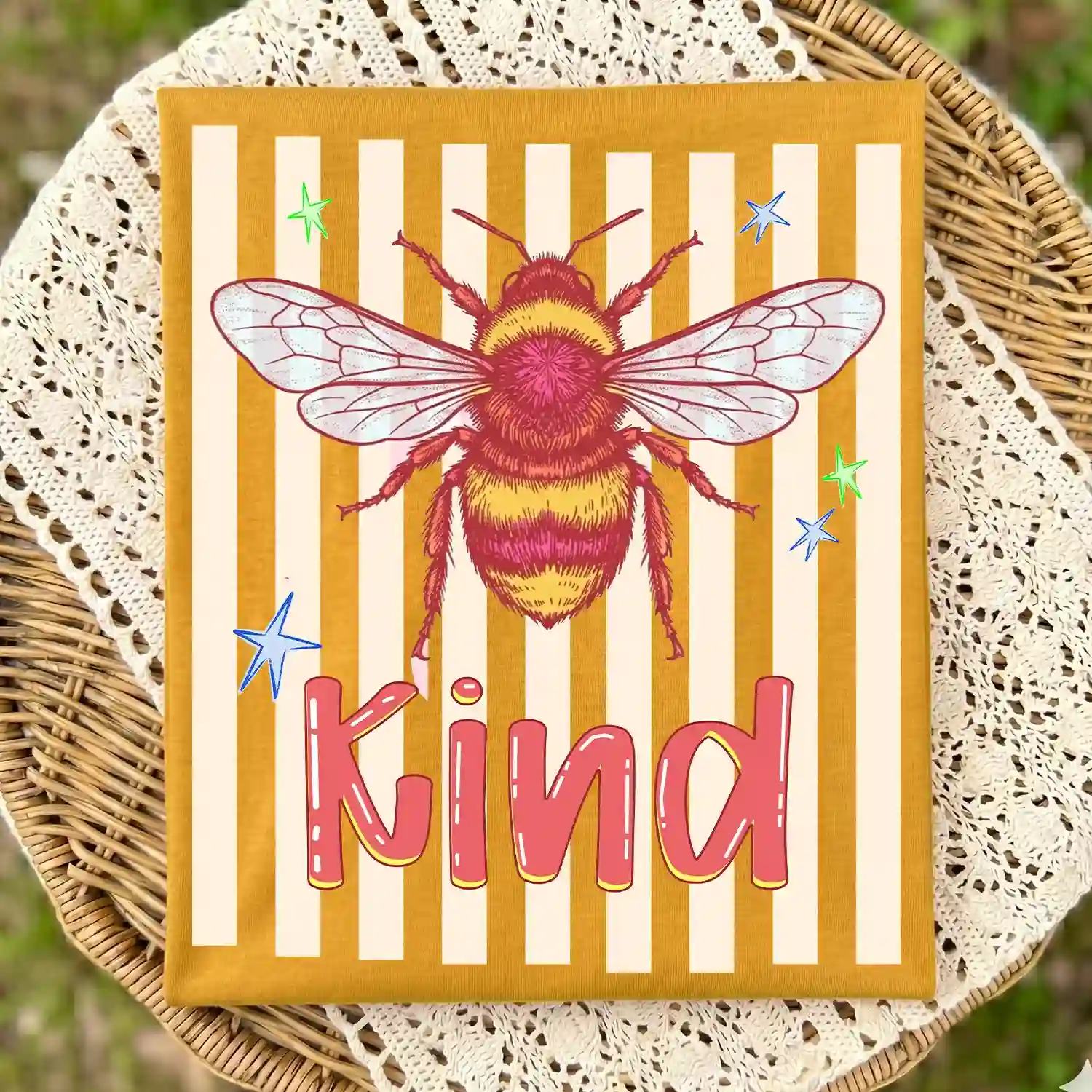 Bee Kind Cute PNG - Image 3